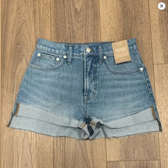NWT Madewell The Perfect Vintage Jean Denim Short - Picture 2 of 2